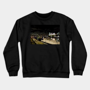 Newcastle Quayside at Night Crewneck Sweatshirt